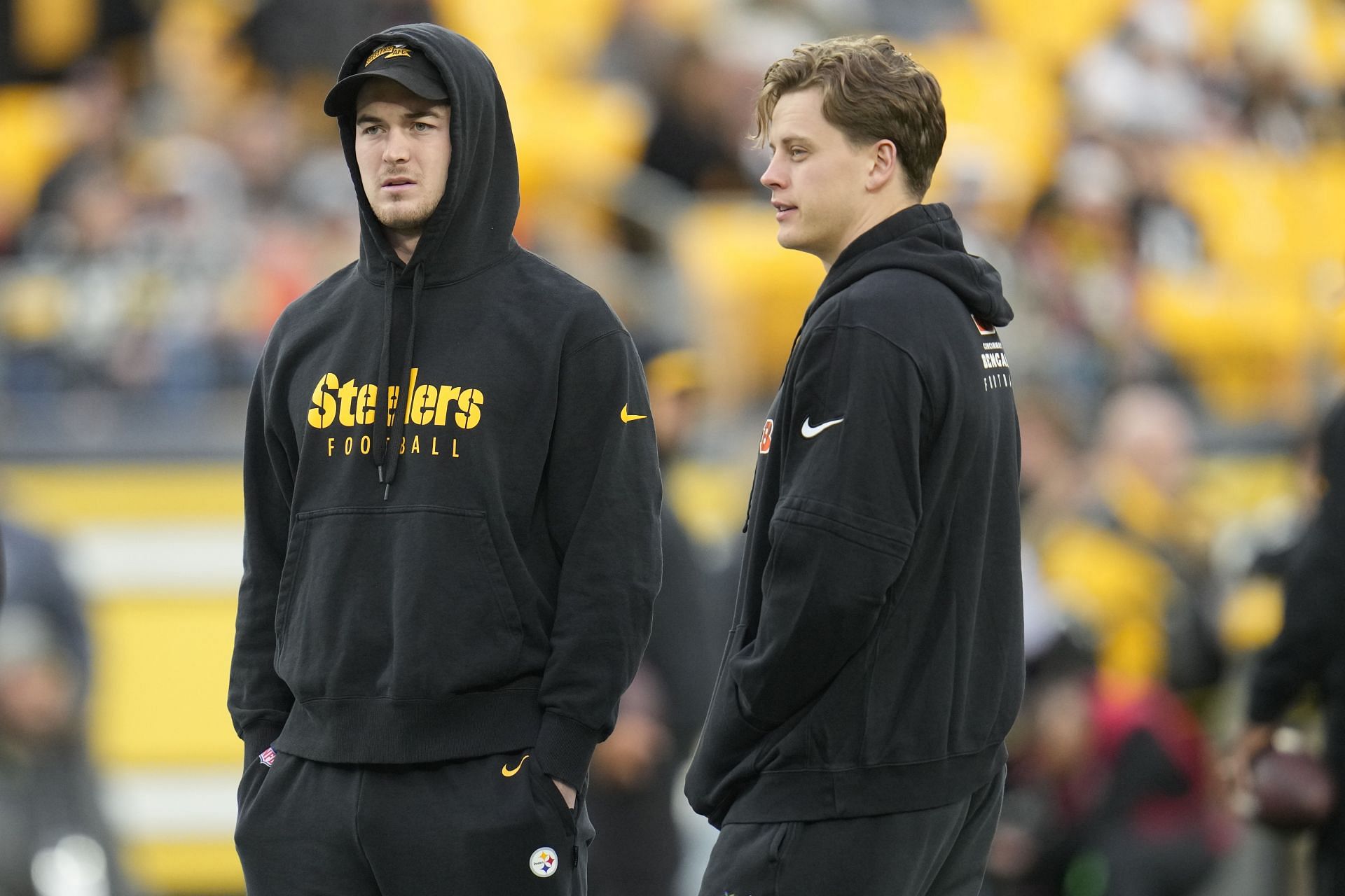Joe Burrow at Bengals Steelers Football